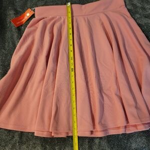 Light Pink Pleated Skirt